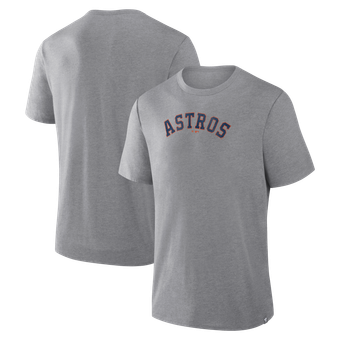 Men's Fanatics Heather Gray Houston Astros Play Tribute Tri-Blend T-Shirt