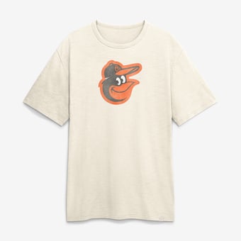 Men's Fanatics Cream Baltimore Orioles Stadium Slub T-Shirt
