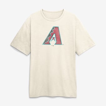 Men's Fanatics Cream Arizona Diamondbacks Stadium Slub T-Shirt