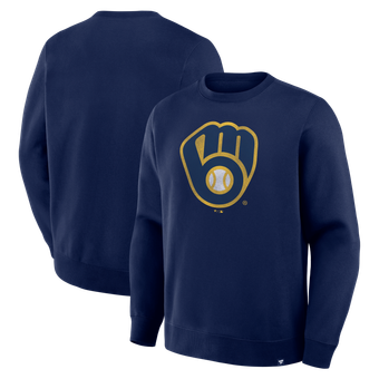 Men's Fanatics Navy Milwaukee Brewers Legacy Sweatshirt