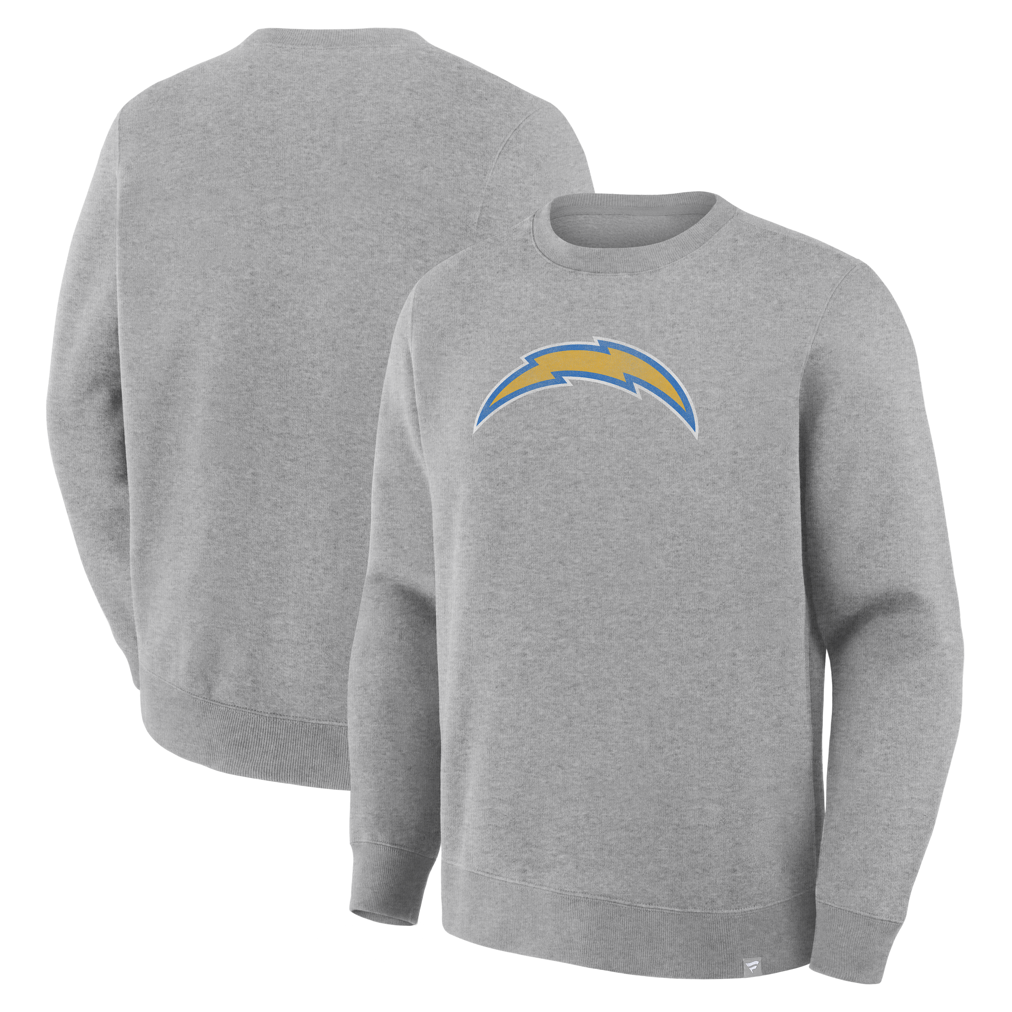 Men's Fanatics Heather Gray Los Angeles Chargers Legacy Sweatshirt