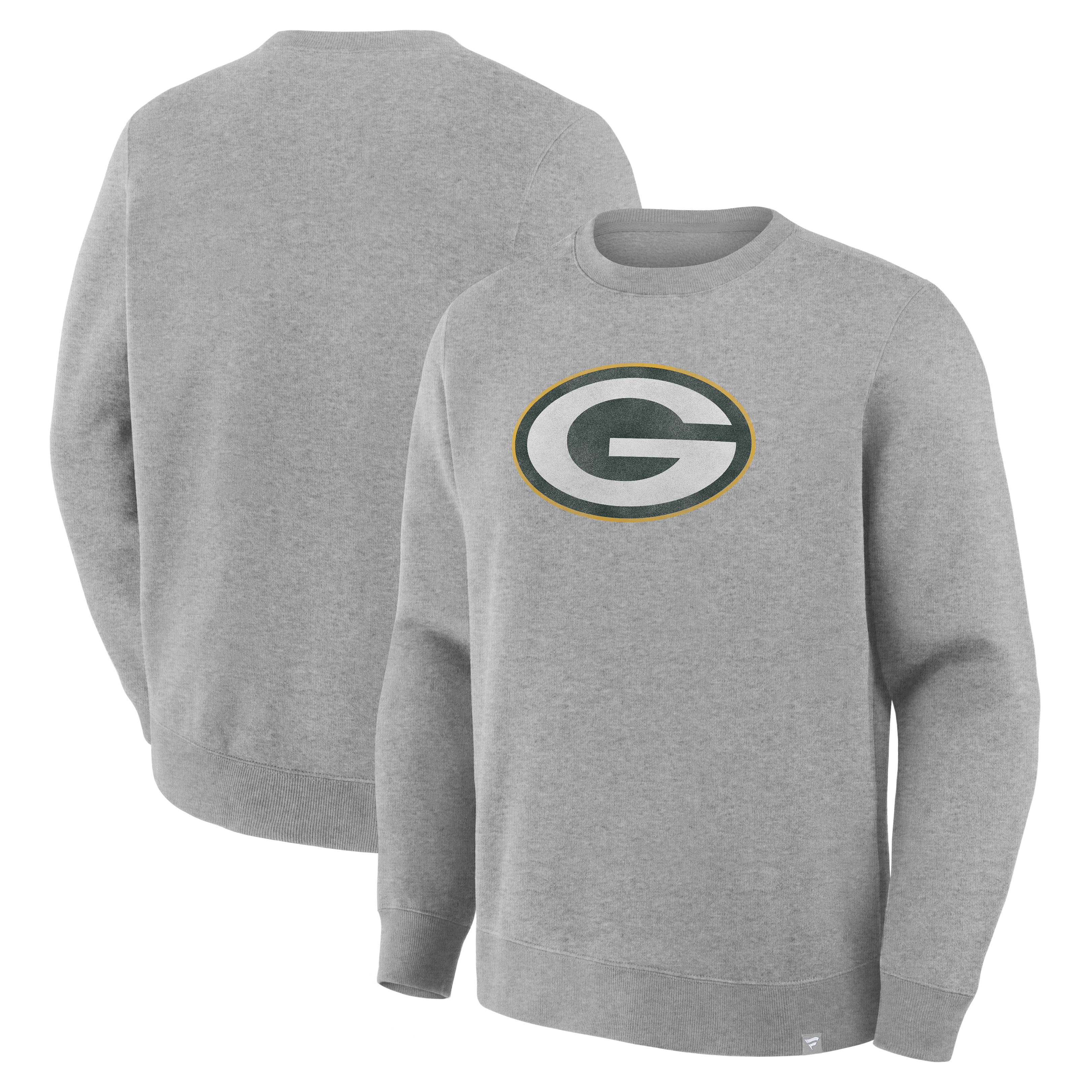 Men's Fanatics Heather Gray Green Bay Packers Legacy Sweatshirt