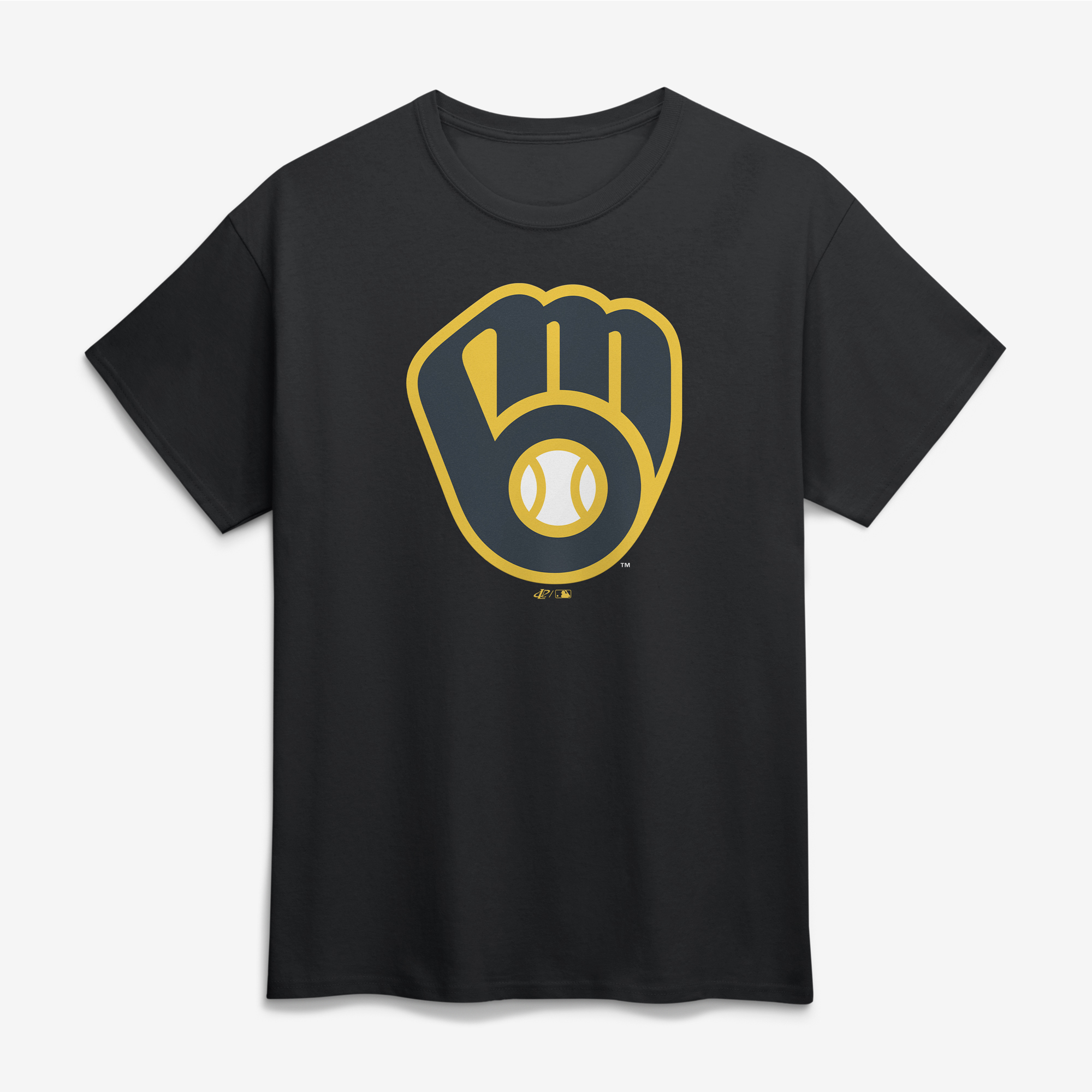 Men's Black Milwaukee Brewers Taylor T-Shirt