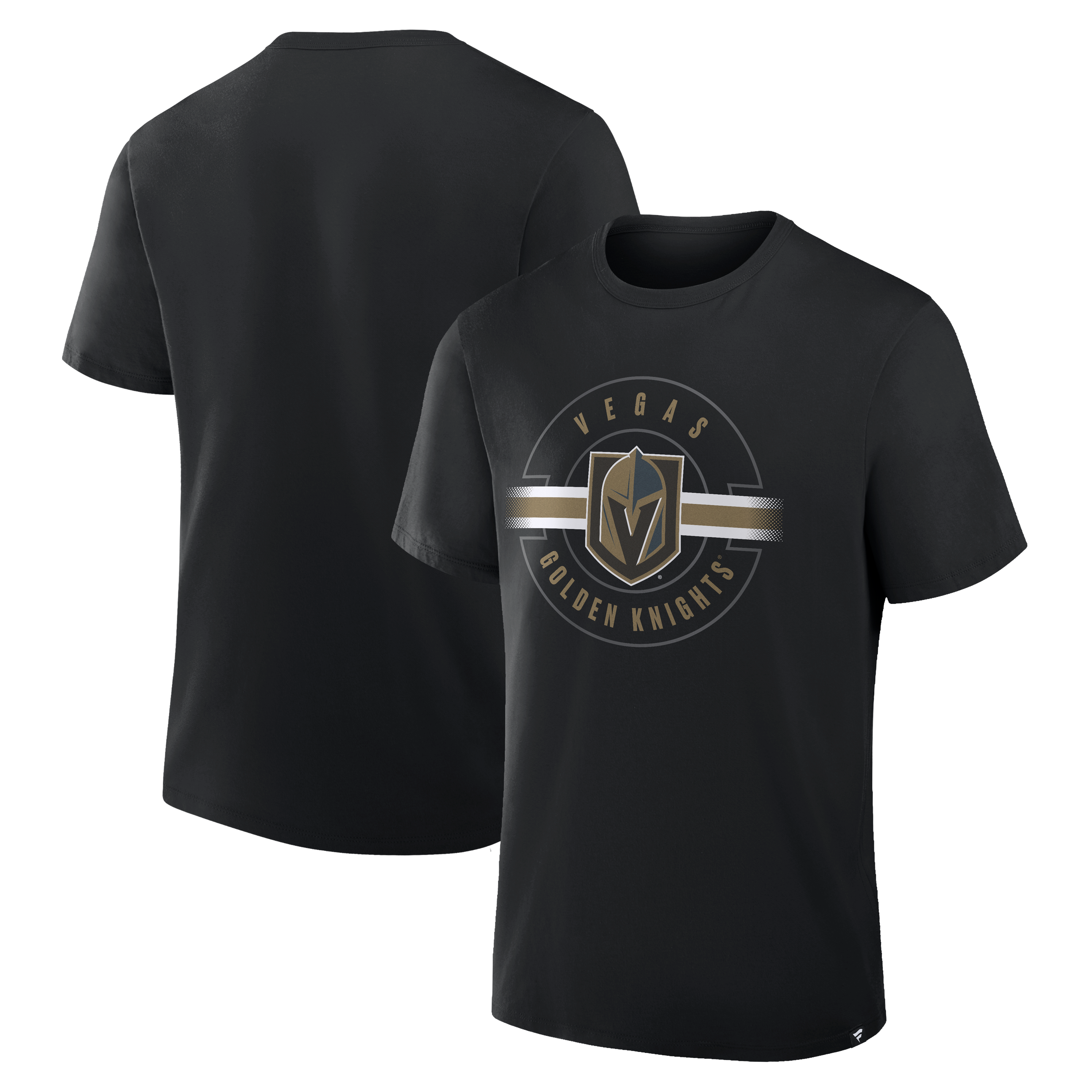 Men's Fanatics Black Vegas Golden Knights Legacy Cross Check T-Shirt
