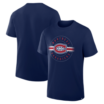 Men's Fanatics Navy Montreal Canadiens Legacy Cross Check T-Shirt