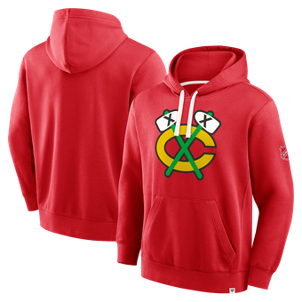 Men's Fanatics  Red Chicago Blackhawks Alternate Logo Fleece Hoodie