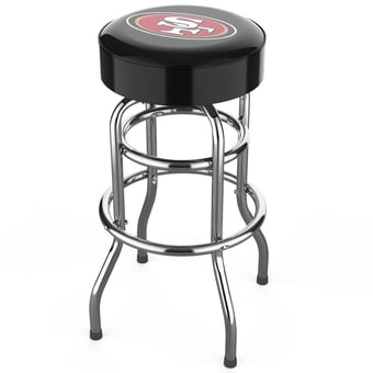 Imperial  San Francisco 49ers Team Chrome Bar Stool