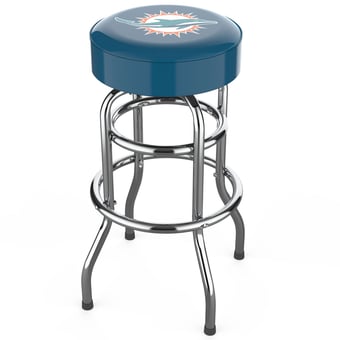 Imperial  Miami Dolphins Team Chrome Bar Stool