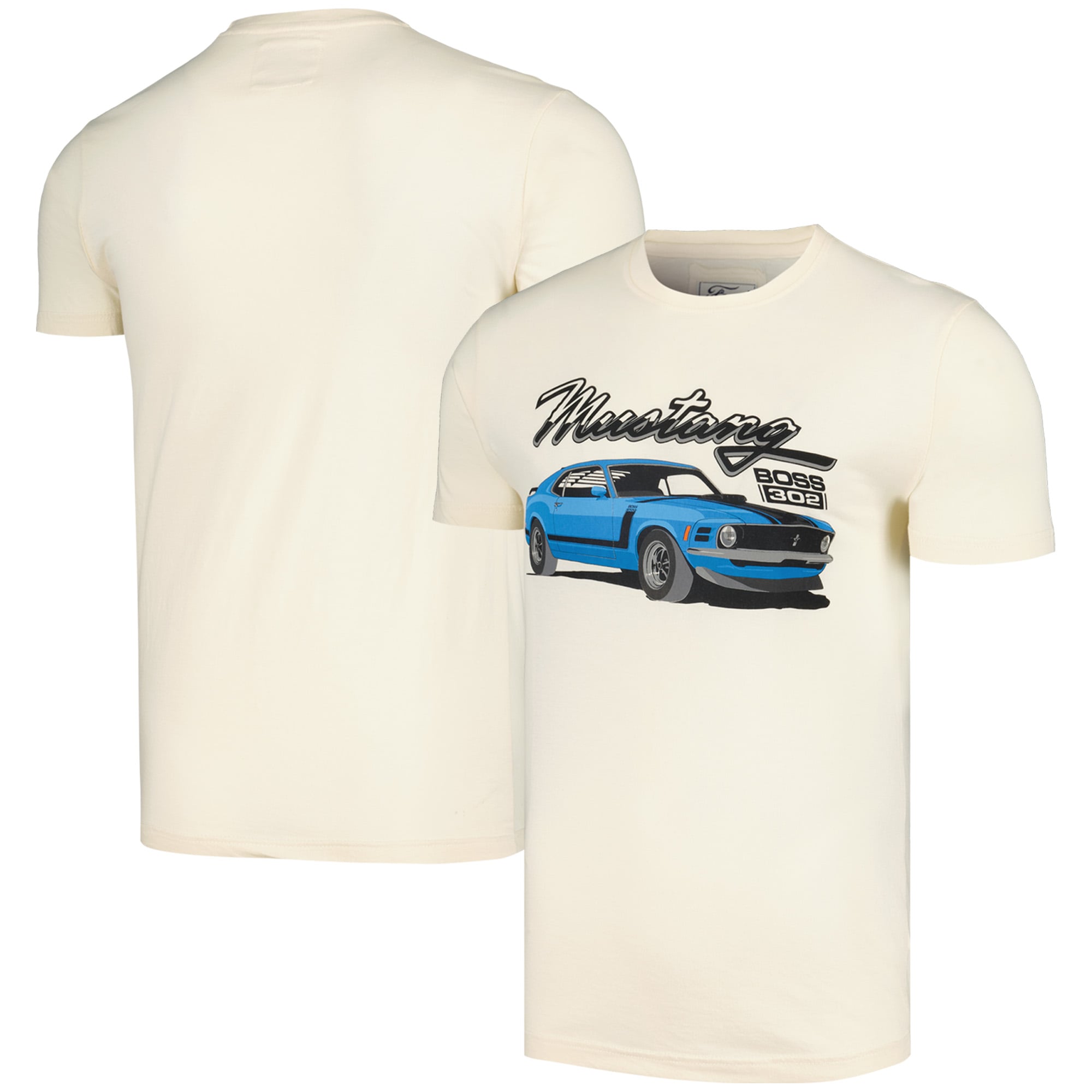 Men's American Needle Cream Mustang Brass Tacks T-Shirt