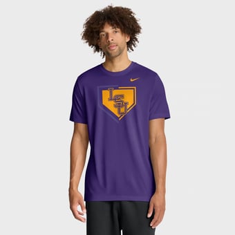 Men's Nike Purple LSU Tigers Primetime Baseball Icon Legend Dri-FIT T-Shirt