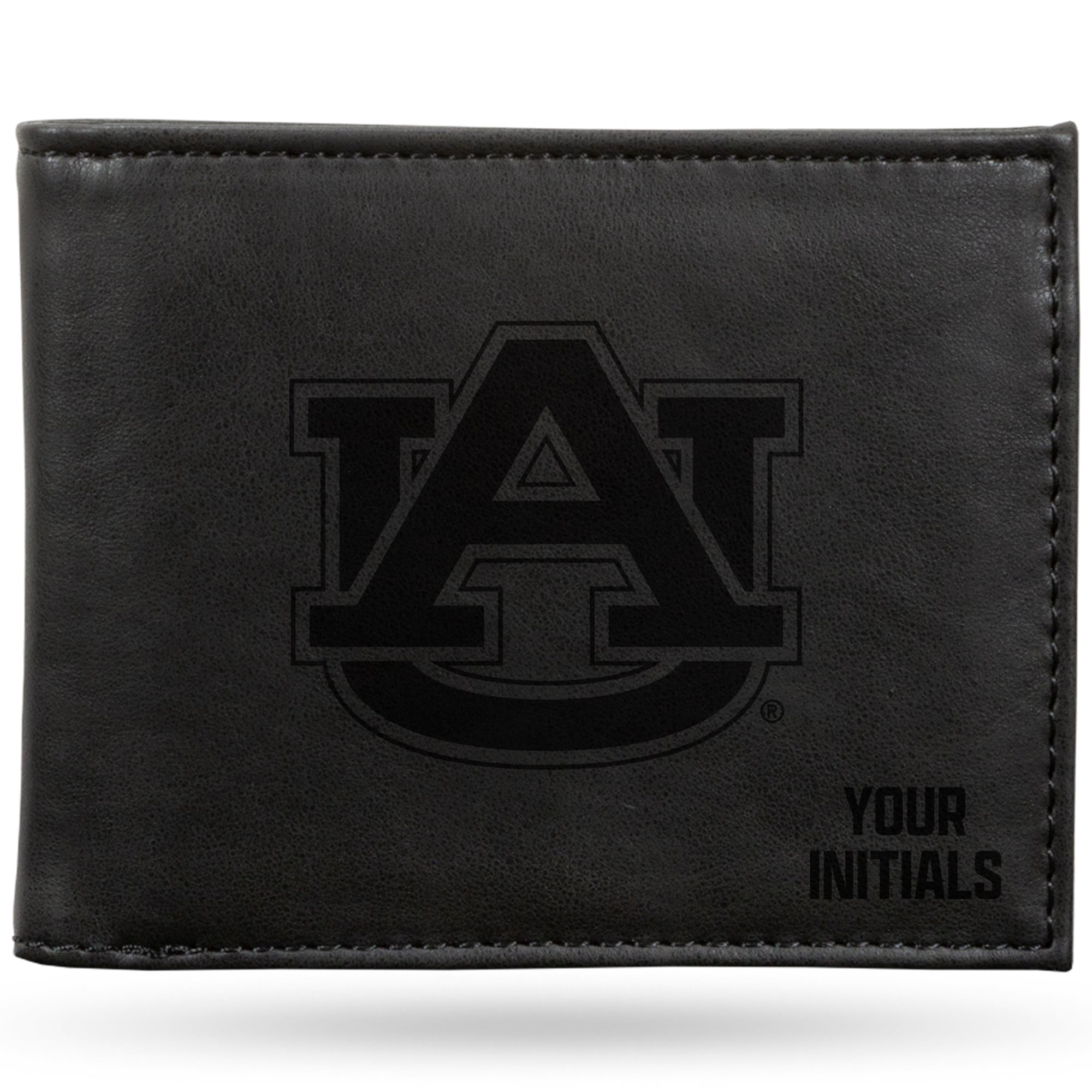 Black Auburn Tigers Personalized Billfold Wallet