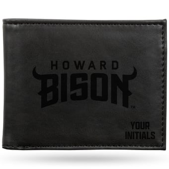 Howard Bison Personalized Billfold Wallet