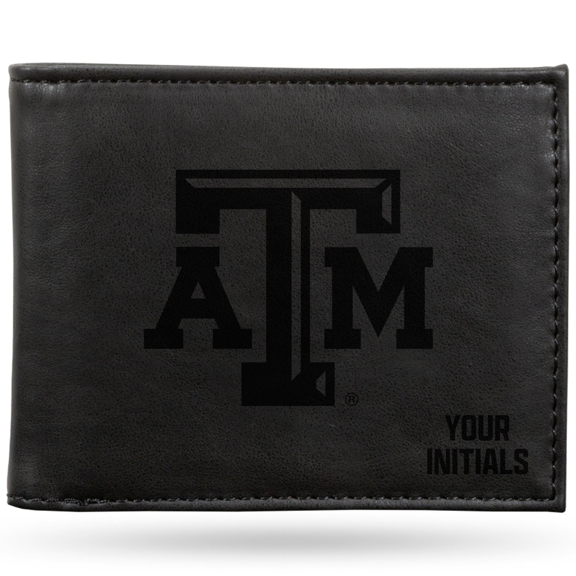 Black Texas A&M Aggies Personalized Billfold Wallet