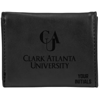 Clark Atlanta Panthers Personalized Trifold Wallet