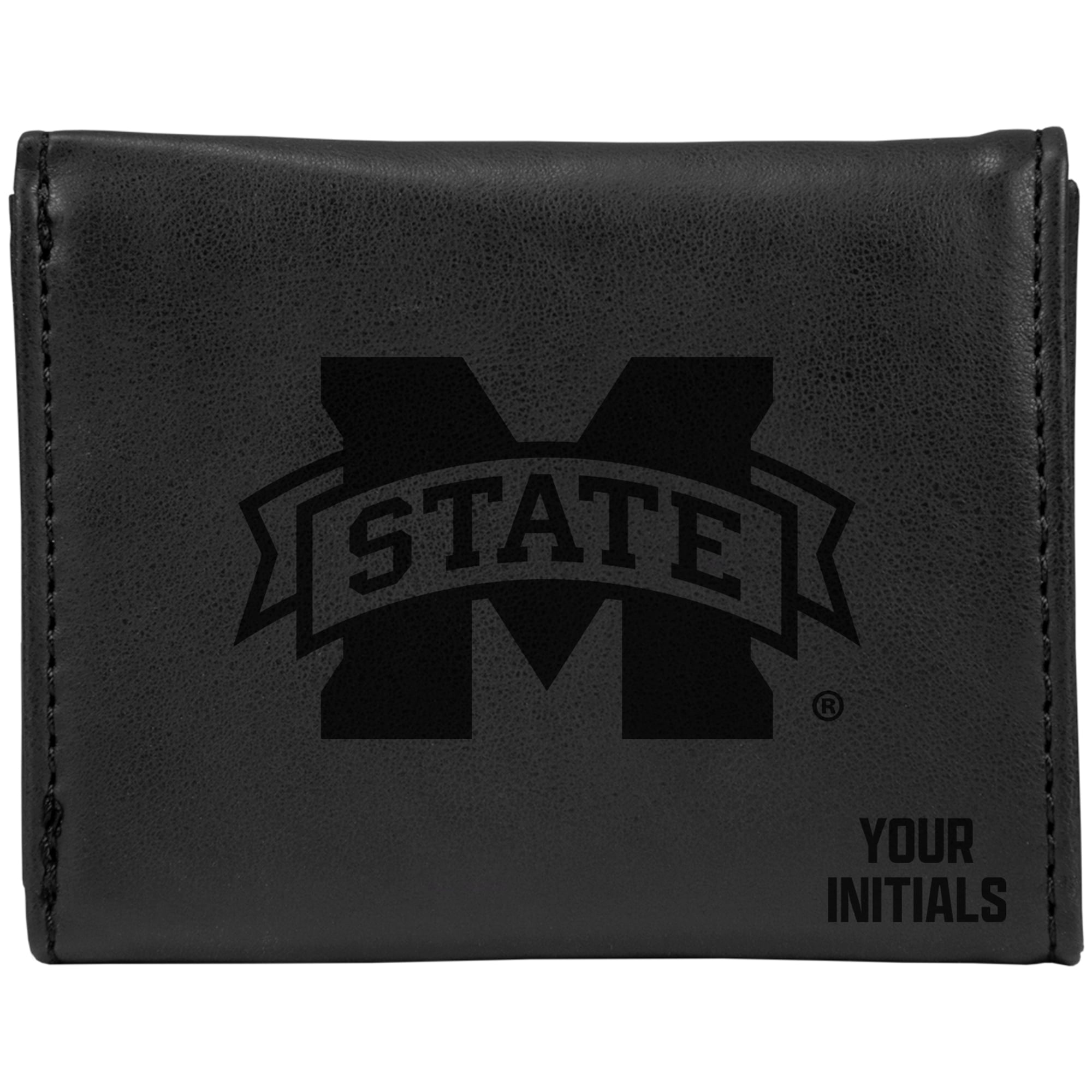 Mississippi State Bulldogs Personalized Trifold Wallet