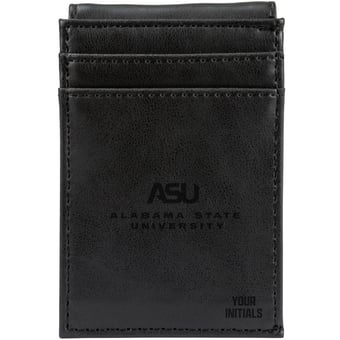 Alabama State Hornets Personalized Front Pocket Wallet