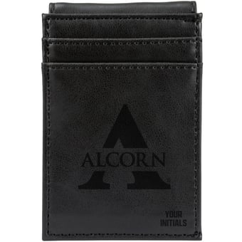 Alcorn State Braves Personalized Front Pocket Wallet