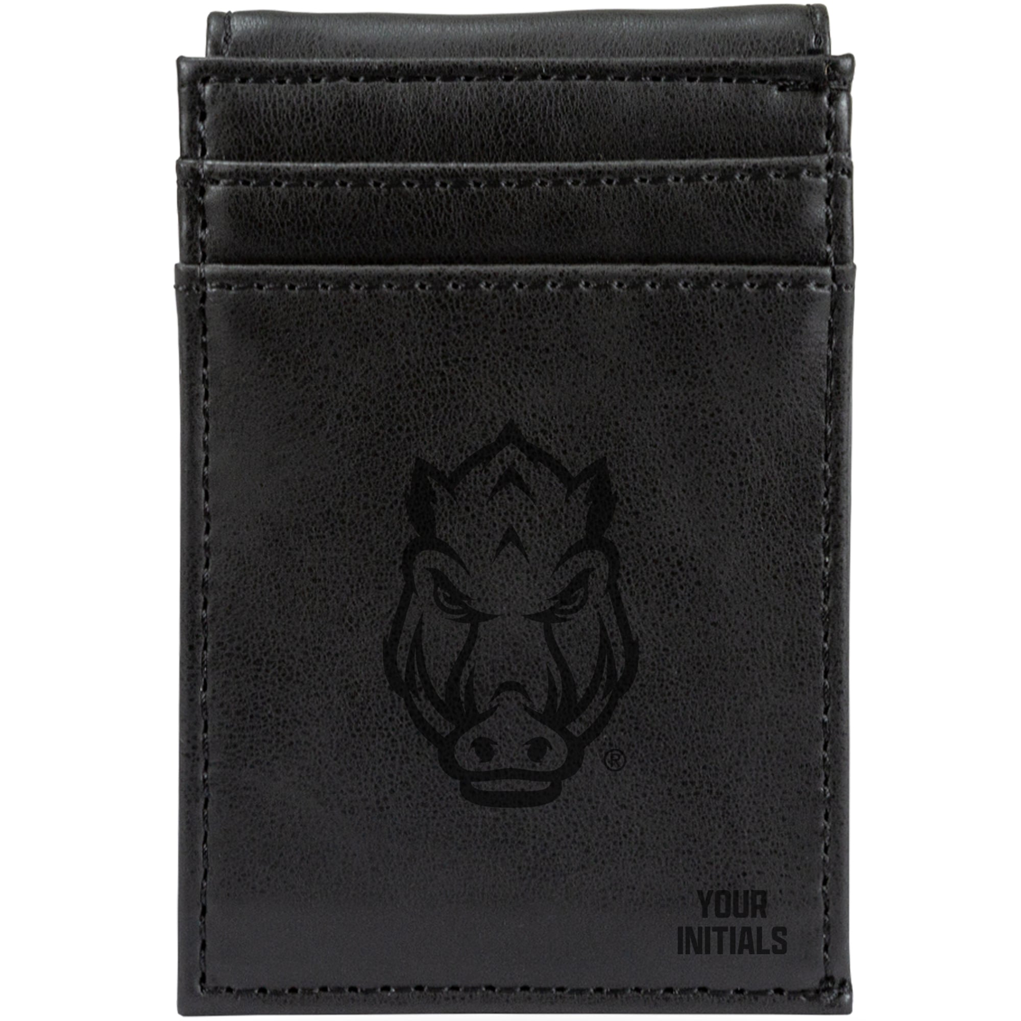 Arkansas Razorbacks Personalized Front Pocket Wallet