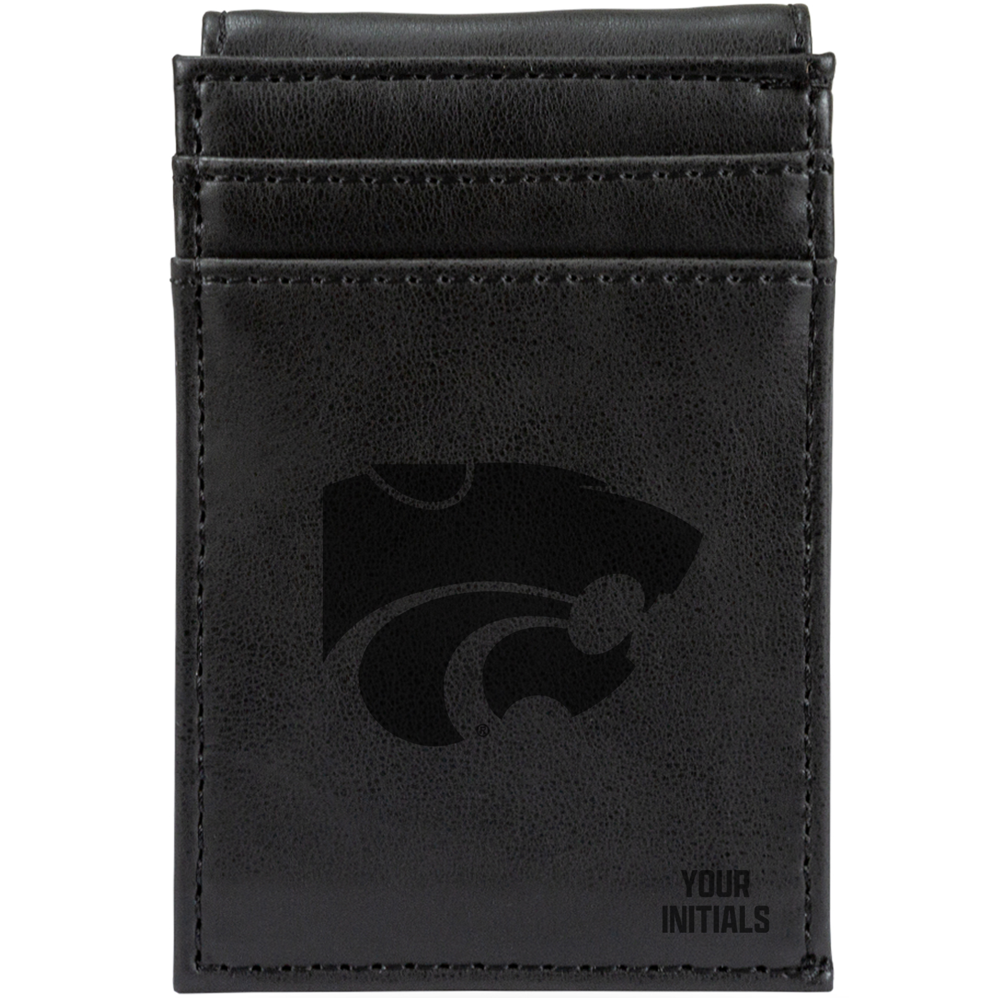 Kansas State Wildcats Personalized Front Pocket Wallet