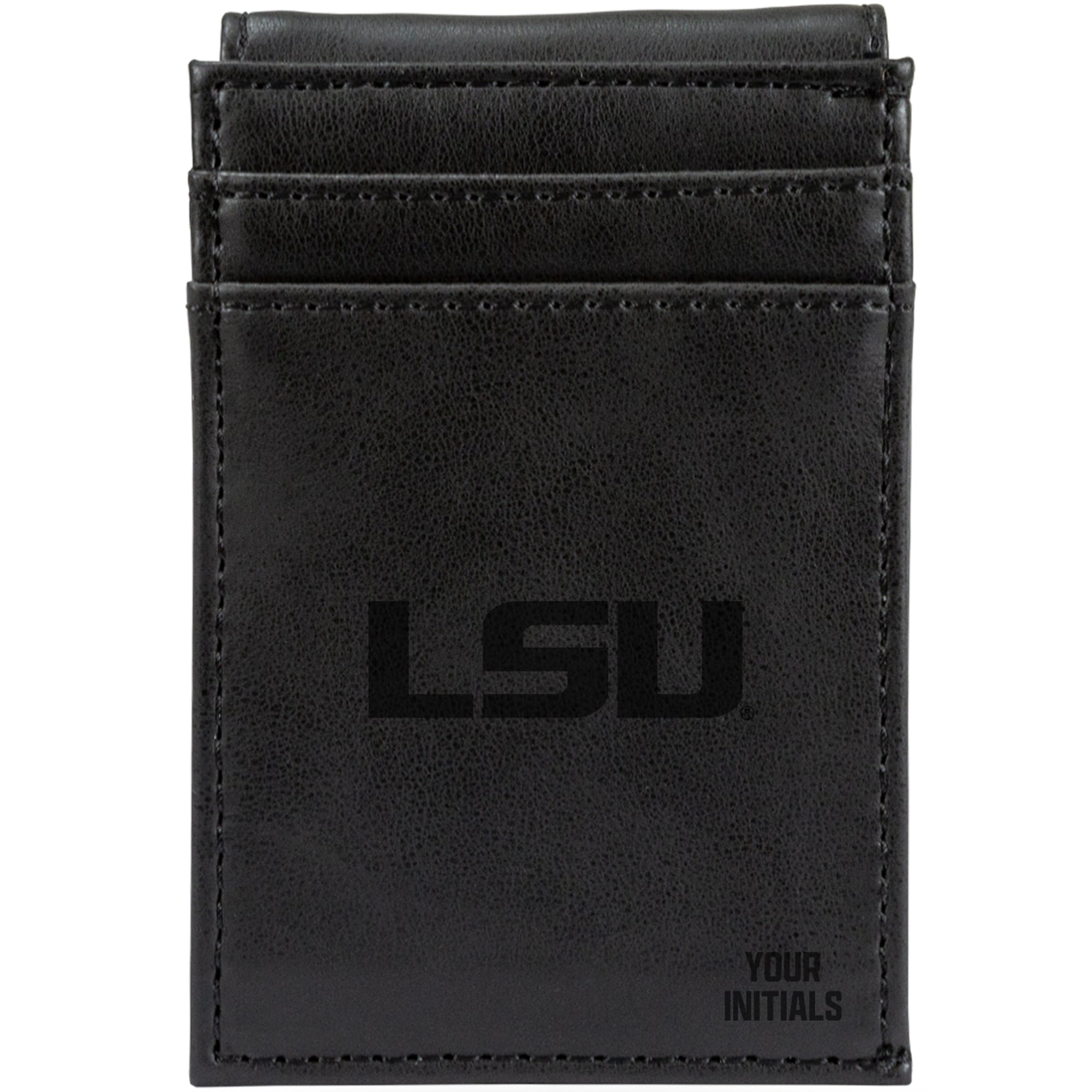 LSU Tigers Personalized Front Pocket Wallet