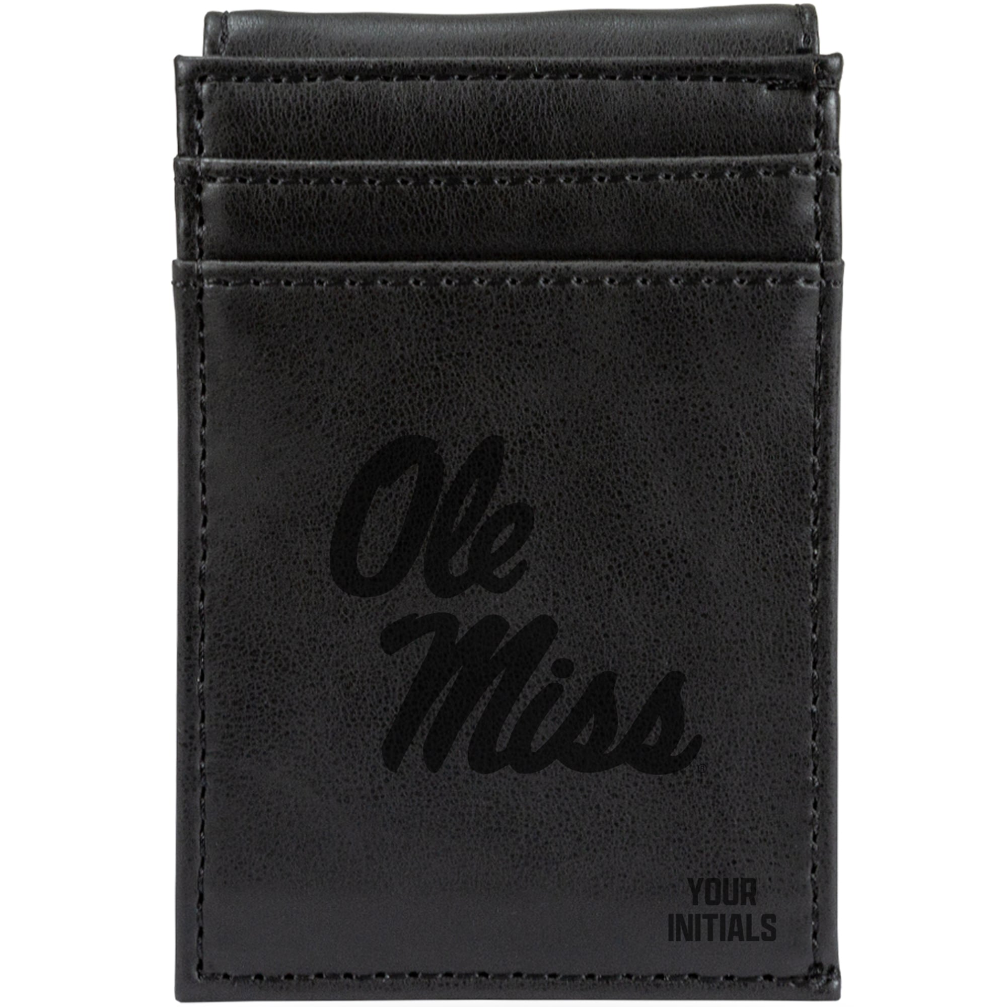 Ole Miss Rebels Personalized Front Pocket Wallet