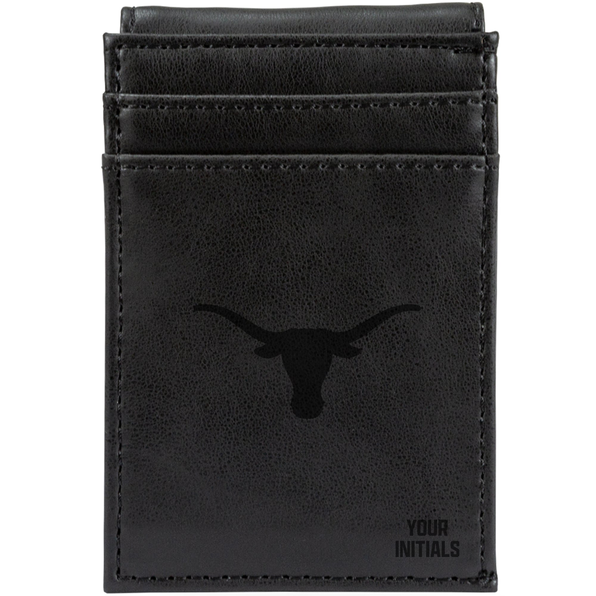Texas Longhorns Personalized Front Pocket Wallet
