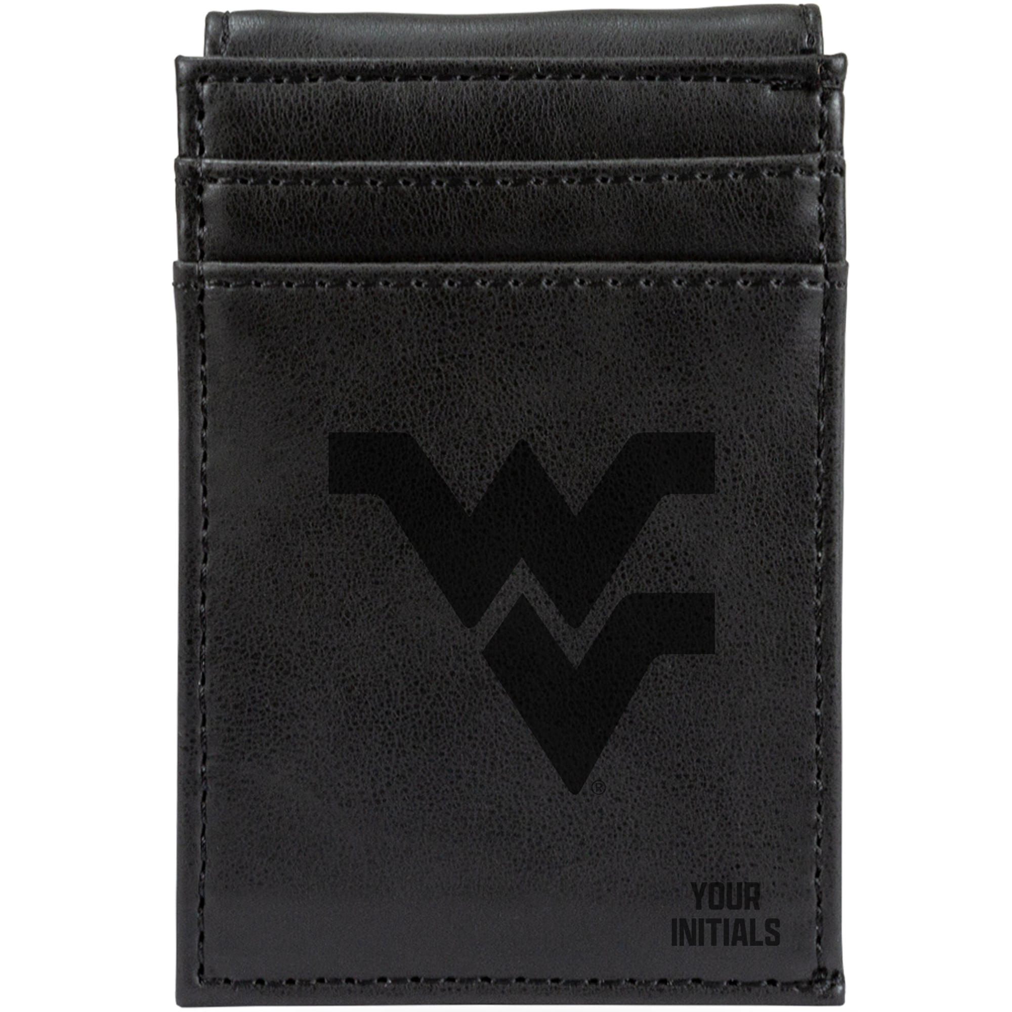 West Virginia Mountaineers Personalized Front Pocket Wallet