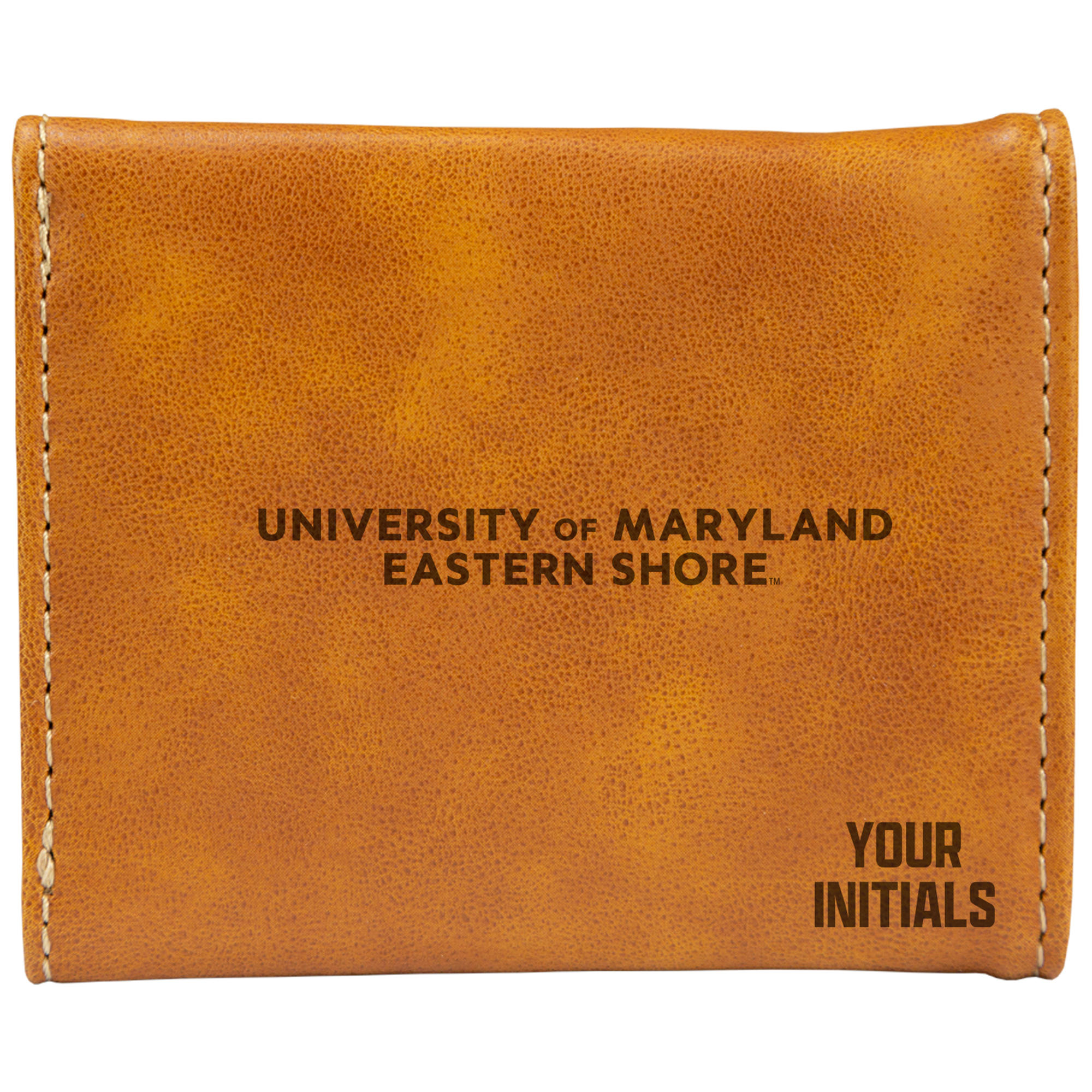 Brown Maryland Eastern Shore Hawks Personalized Trifold Wallet Brown Maryland Eastern Shore Hawks Personalized Trifold Wallet