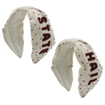 Mississippi State Bulldogs Beaded Headband