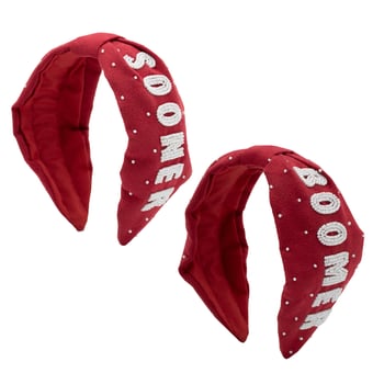 Oklahoma Sooners Beaded Headband