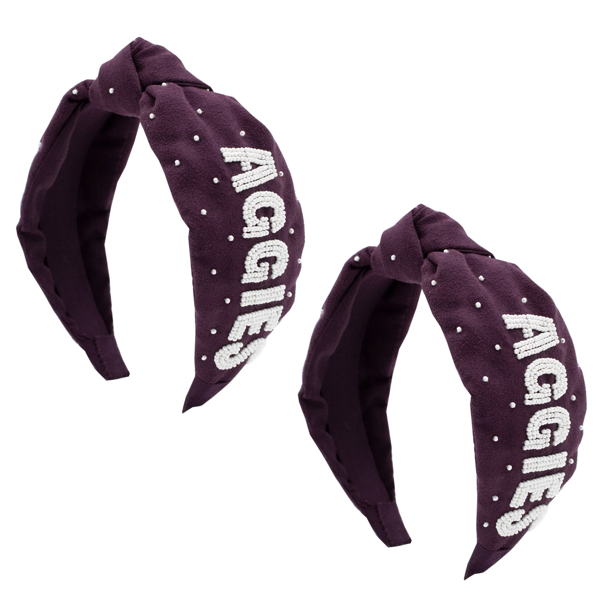 Texas A&M Aggies Beaded Headband