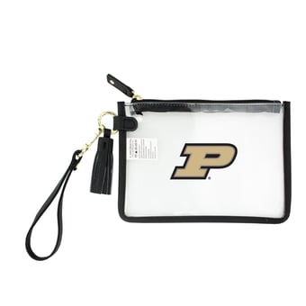 Purdue Boilermakers Clear Wristlet