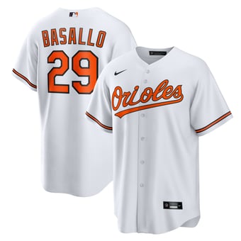 Men's Nike Samuel Basallo White Baltimore Orioles Replica Player Jersey