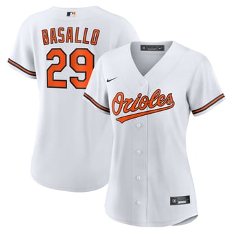 Women's Nike Samuel Basallo White Baltimore Orioles Replica Player Jersey