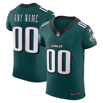 Men's Nike Midnight Green Philadelphia Eagles Vapor F.U.S.E. Elite Custom Jersey