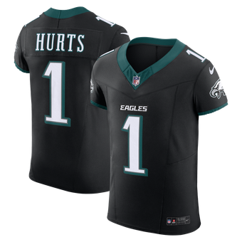 Men's Nike Jalen Hurts Black Philadelphia Eagles Alternate Vapor F.U.S.E. Elite Jersey