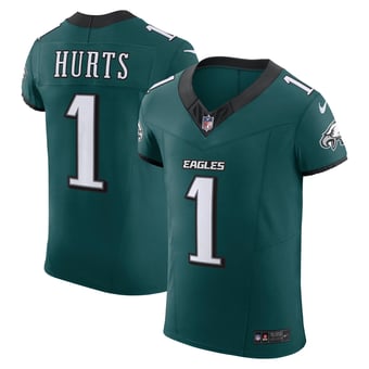 Men's Nike Jalen Hurts Midnight Green Philadelphia Eagles Team Vapor F.U.S.E. Elite Jersey