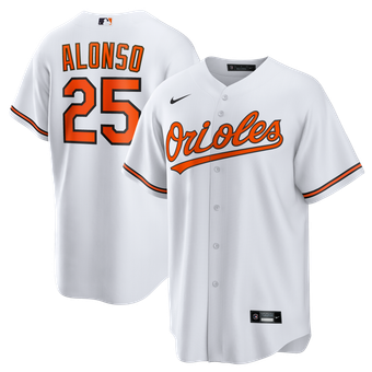 Men's Nike Pete Alonso White Baltimore Orioles Home Replica Jersey