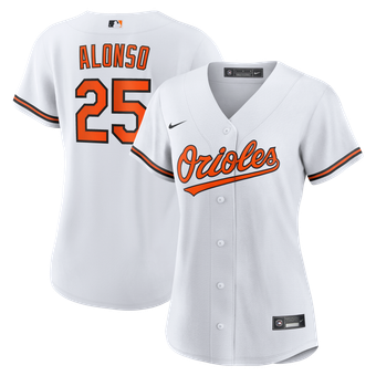 Women's Nike Pete Alonso White Baltimore Orioles Home Replica Jersey