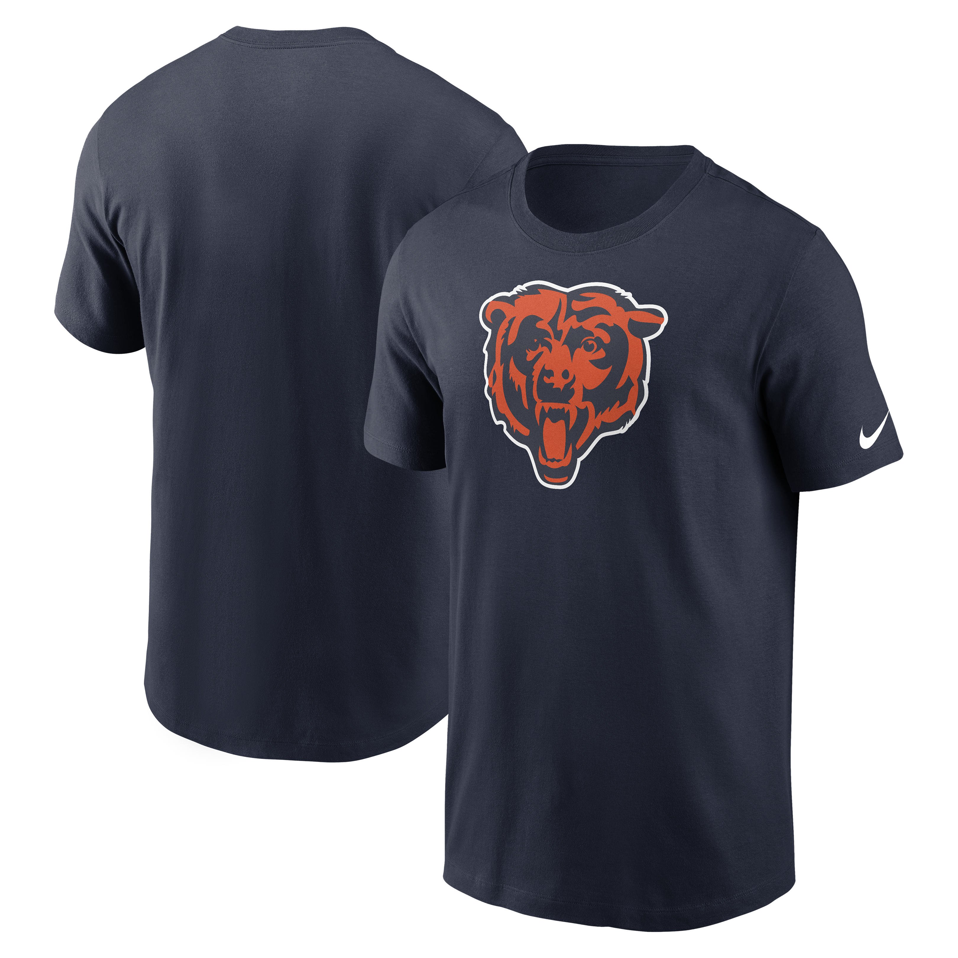 Men's Nike  Navy Chicago Bears Logo Drop T-Shirt