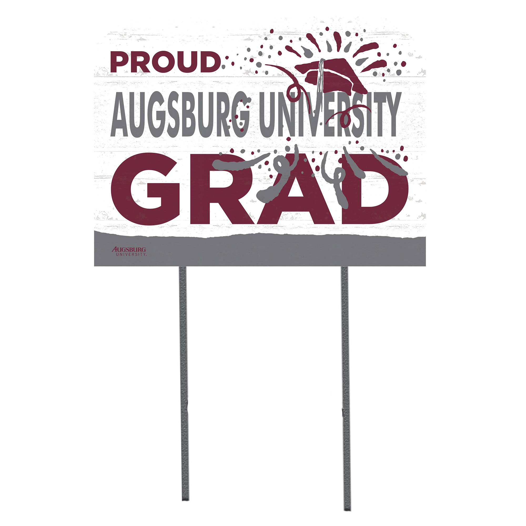 Augsburg Auggies 18" x 24" Proud Graduate Yard Sign
