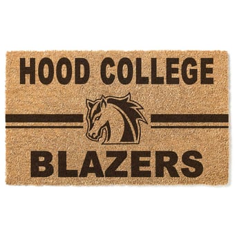 Hood College Blazers 18" x 30" Team Logo Doormat