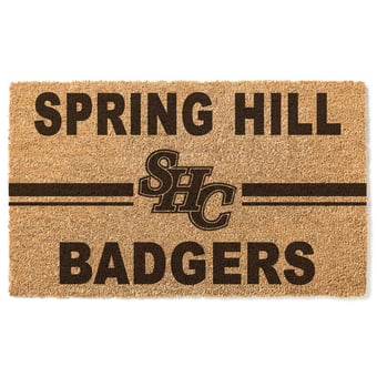 Spring Hill Badgers 18" x 30" Team Logo Doormat