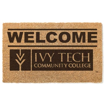 Ivy Tech Community College 18" x 30" Welcome Doormat
