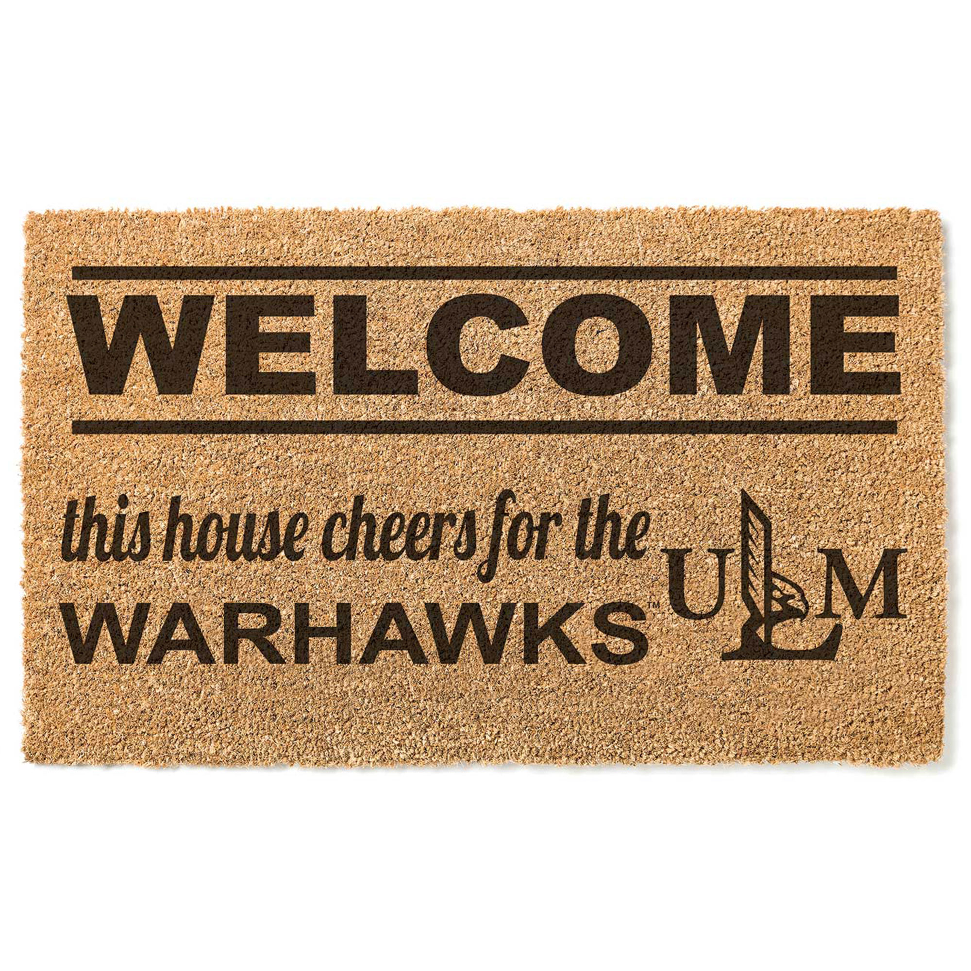 ULM Warhawks 18" x 30" Welcome Doormat