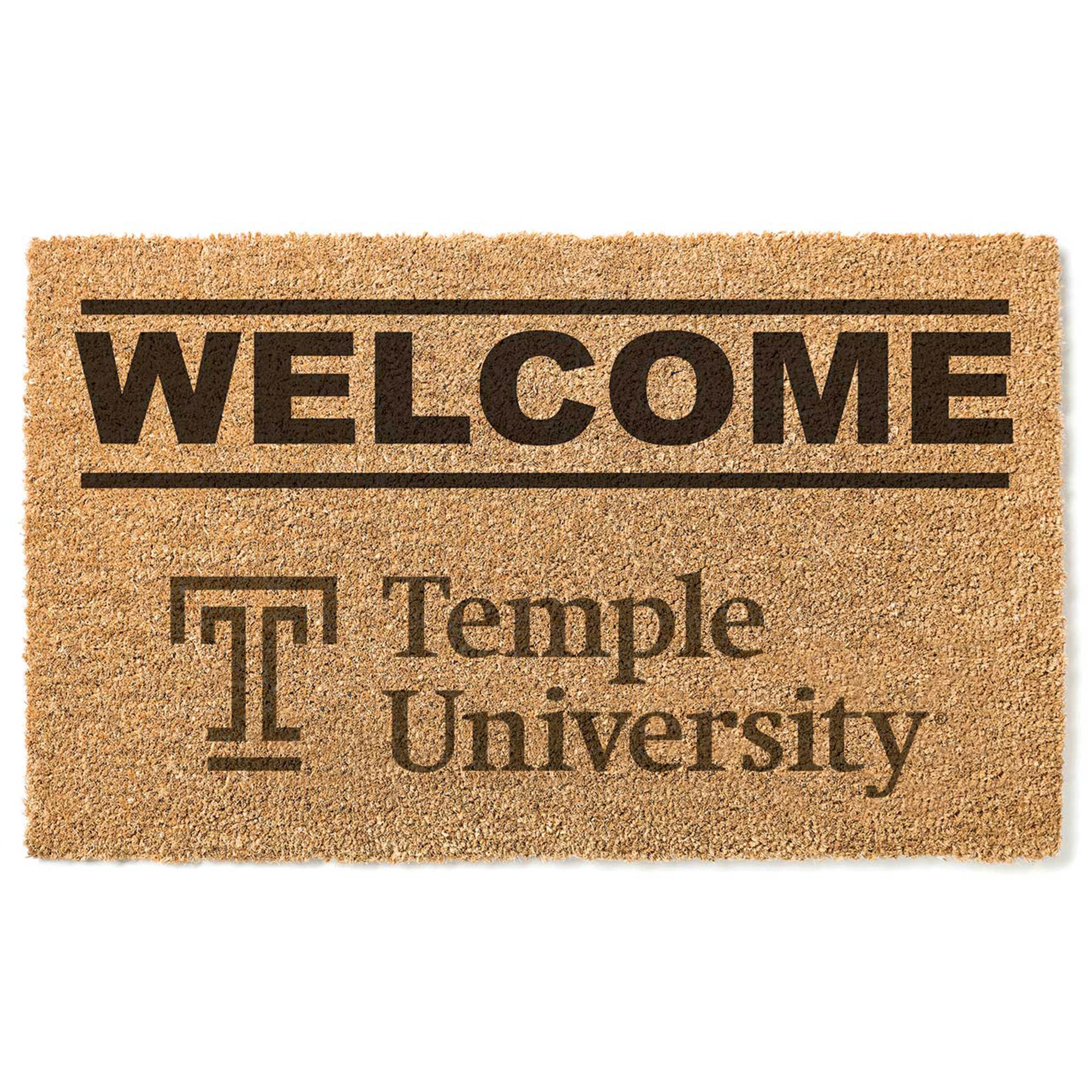 Temple Owls 18" x 30" Welcome Doormat