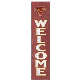 Flagler Saints 12" x 48" Welcome Outdoor Leaner