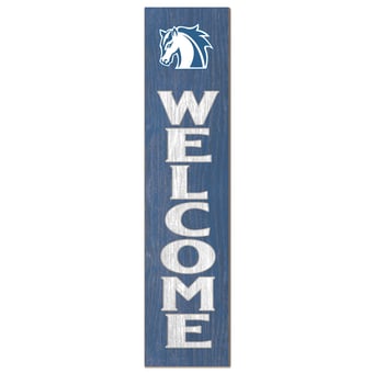 Hood College Blazers 12" x 48" Welcome Outdoor Leaner