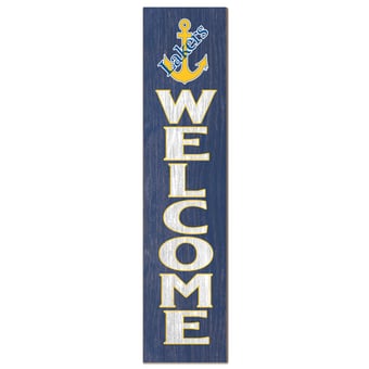 Lake Superior State Lakers 12" x 48" Welcome Outdoor Leaner