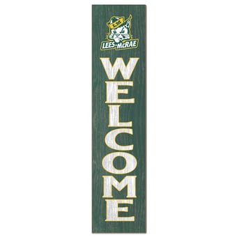 Lees-McRae Bobcats 12" x 48" Welcome Outdoor Leaner